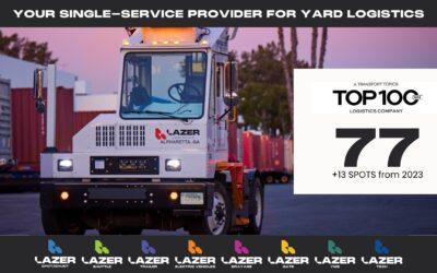 Lazer Logistics tabbed Top 100 Logistics Company
